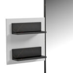 Σετ Εισοδου 2τμχ Cheryl HM21276.01 Μελαμινη Σε Λευκο--Οψη Μαυρο Μαρμαρο - Image 9
