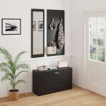 Σετ Εισοδου Με Καθρεπτη Vern HM2476.02 Μελαμινη Σε Wenge 80x27x175υεκ - Image 3
