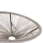Σετ Εξωτερικου Χωρου 3τμχ Acapulco HM11861.03 P.e.rattan Εκρου-Μεταλλο Σε Μαυρο - Image 6