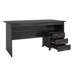 Σετ Γραφειου 2τμχ Γραφειο & Συρταριερα Ανθρακι Χρωμα HM10337.01 - Image 4