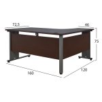 Σετ Γραφειου 2τμχ Σε Χρωμα Wenge HM10201.02L - Image 11