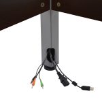 Σετ Γραφειου 2τμχ Σε Χρωμα Wenge HM10201.02L - Image 16