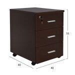 Σετ Γραφειου 2τμχ Σε Χρωμα Wenge HM10215.12 - Image 3