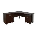 Σετ Γραφειου 3τμχ Σε Χρωμα Wenge HM10204.02L