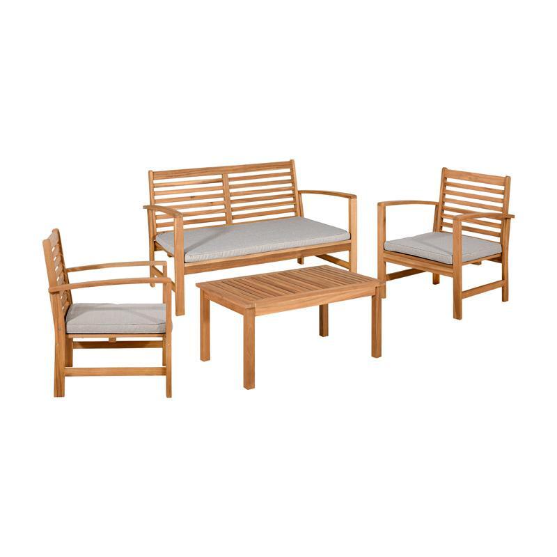 set-kipoy-4-tem-xylo-akakias-fylliana-fl942-karydi-skeletos-122x62x84ek1776340216 Σετ Κηπου 4 Τεμ Ξυλο Ακακιας Fylliana FL942 Καρυδι Σκελετος 122x62x84εκ - Image 1