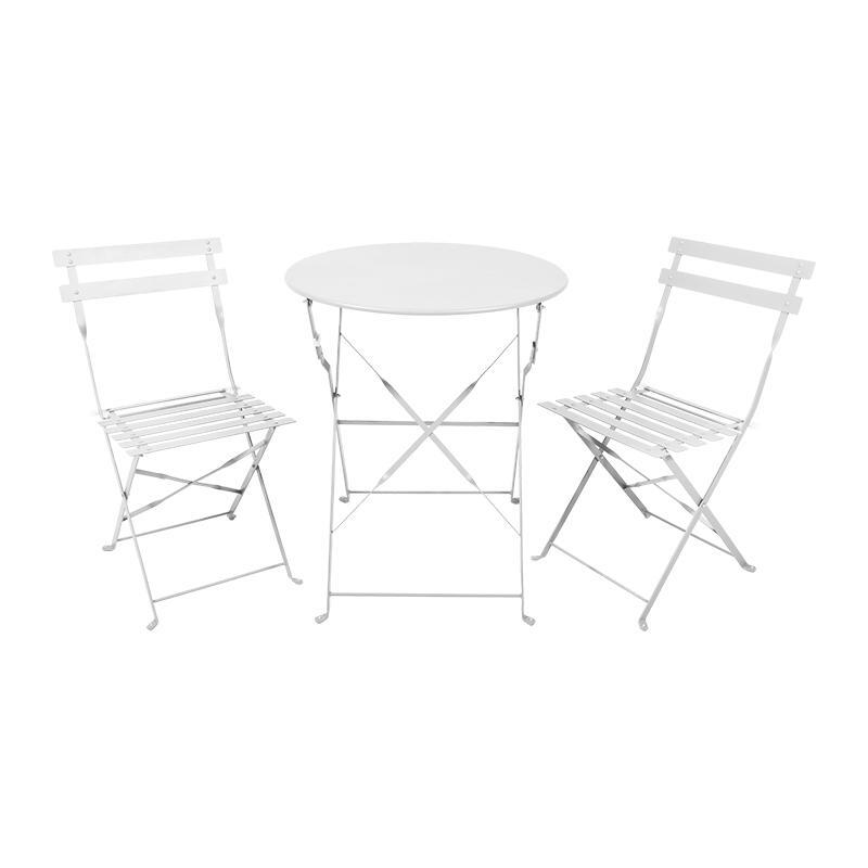 set-metalliko-trapezi-kipoy-me-2-karekles-fylliana-rollin-leyko-chroma-60x70ek1748959215 Σετ Μεταλλικο Τραπεζι Κηπου Με 2 Καρεκλες Fylliana Rollin Λευκο Χρωμα 60x70εκ - Image 1