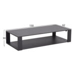 Σετ Σαλονι 4τμχ Laith HM6551.01 Αλουμινιο & Μαξιλαρια Γκρι - Image 4