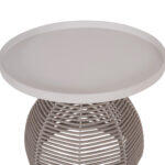 Σετ Σαλονι 5τμχ Driscoll ηm6473.02 Ivory Αλουμινιο--Μπεζ Σχοινι & Olefin Υφασμα - Image 10