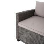 Σετ Σαλονι Γωνια & Τραπεζι Carson HM6078.01 Γκρι Συνθ.rattan-Μαξιλαρια - Image 7