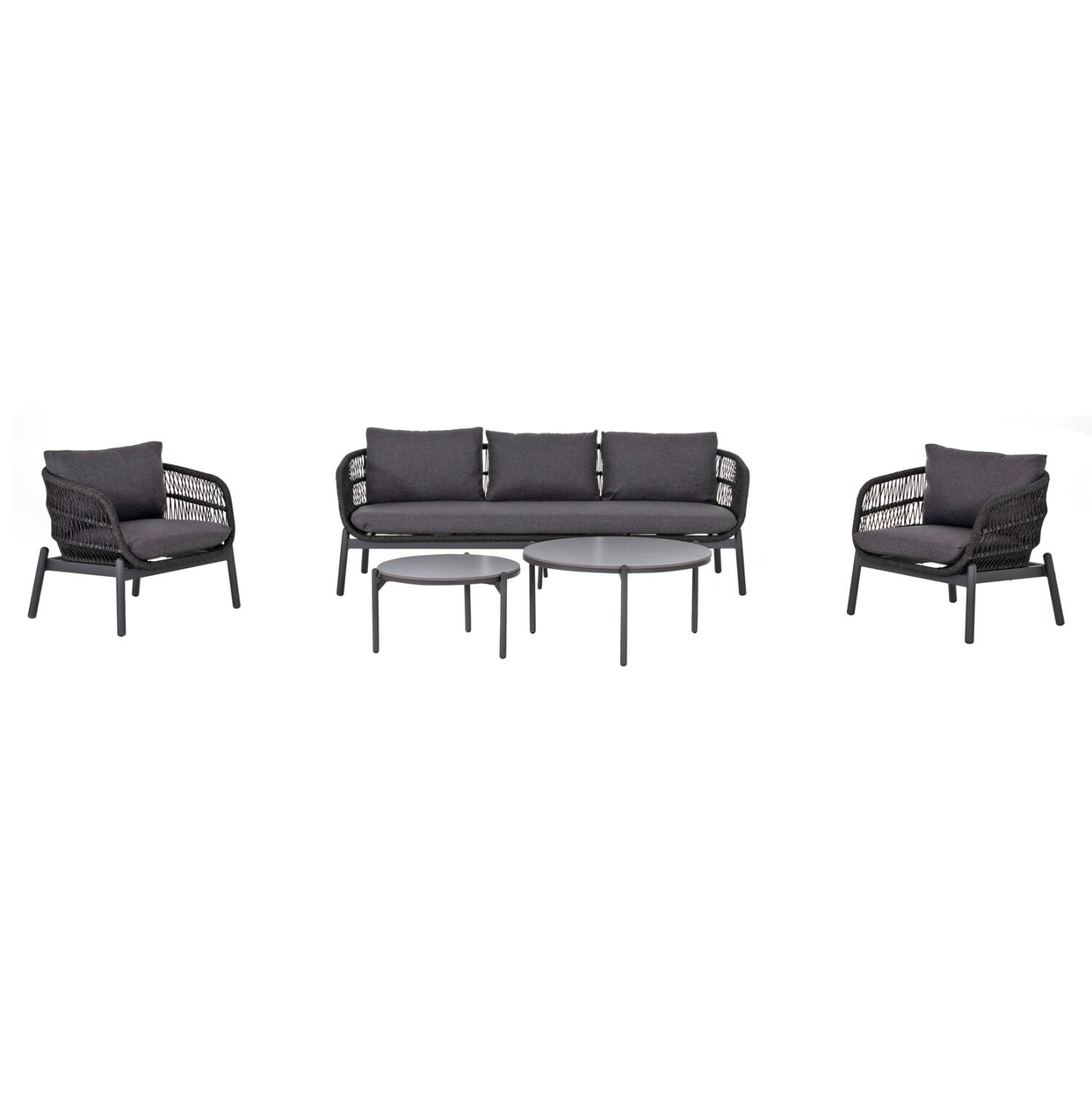 set-saloni-exchoroy-5tmch-fb9647001-aloy Σετ Σαλονι Εξ.χωρου 5τμχ Memfis HM6470.01 Αλουμινιο-Σχοινι-Κεραμικο Top---Γκρι - Image 1
