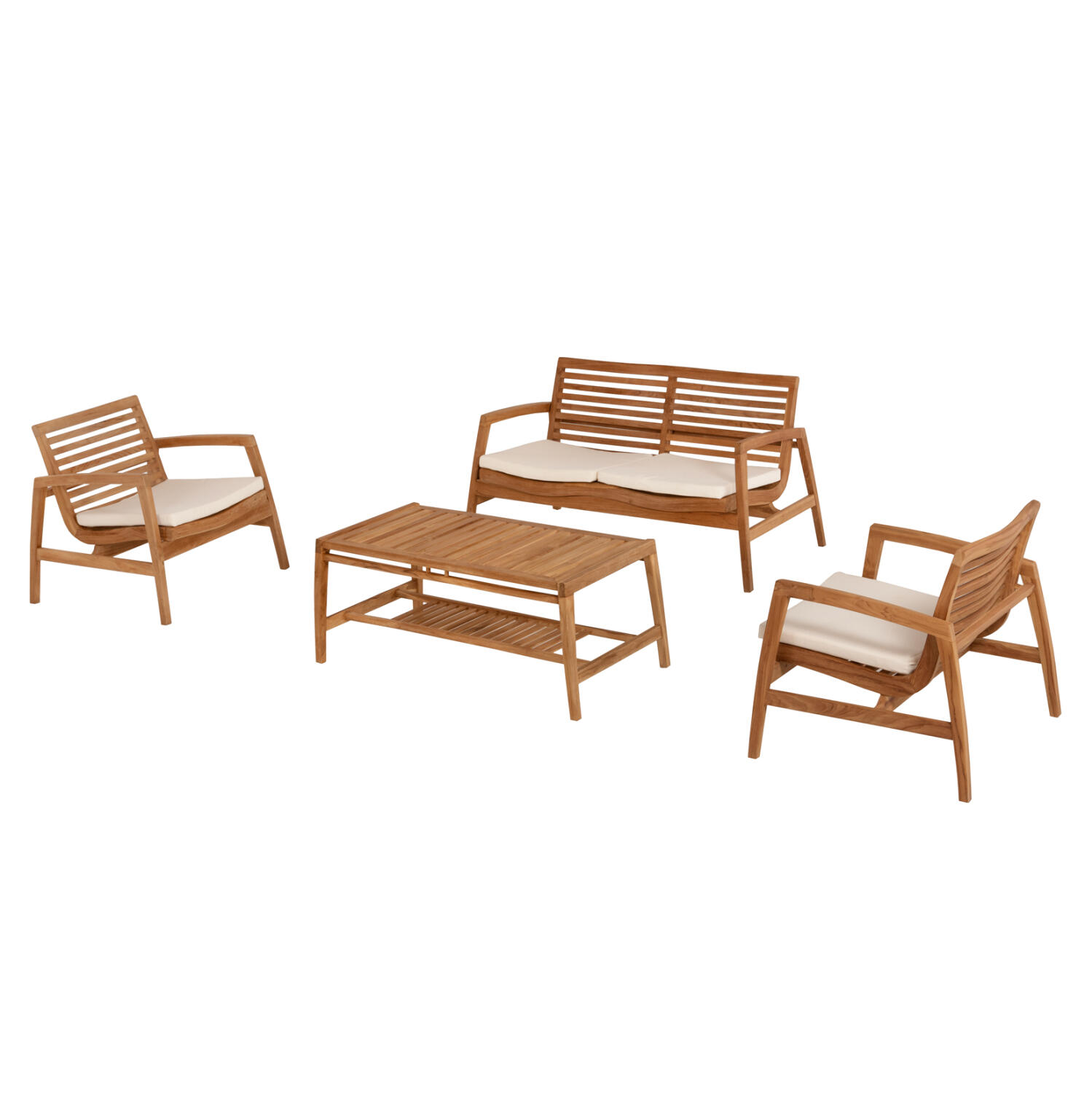 set-saloni-exot-choroy-4tmx-fb99624-anak Σετ Σαλονι Εξωτ. Χωρου 4tmx Dover HM9624 Ανακυκλωμενο Τεακ- Μαξιλαρια Μοκα - Image 1