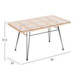 Σετ Σαλονι Εξωτερικου Χωρου 4τμχ Allegra HM21052 Wicker-Μεταλλο - Image 2