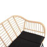 Σετ Σαλονι Εξωτερικου Χωρου 4τμχ Allegra HM21052 Wicker-Μεταλλο - Image 6