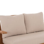 Σετ Σαλονι Lounge 4τμχ Mirex HM6521 Ξυλο Ακακιας--Πολυεστερικα Μαξιλαρια Εκρου - Image 8