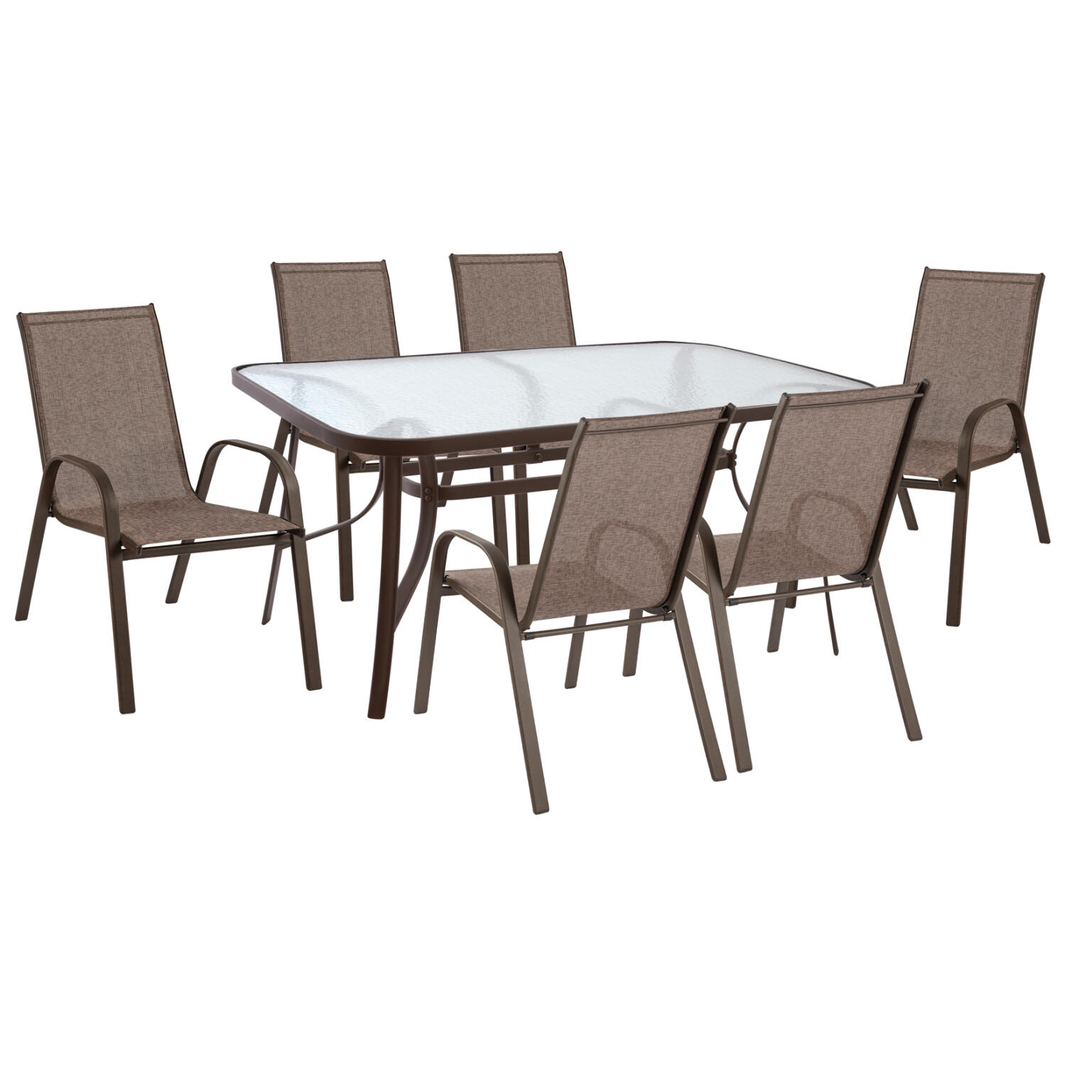 set-trapezaria-kafe-metalliki-7tmch-me-6 Σετ Τραπεζαρια Καφε Μεταλλικη 7τμχ Με 6καρεκλες Και Τραπεζι 160χ90 HM5206.02 - Image 1