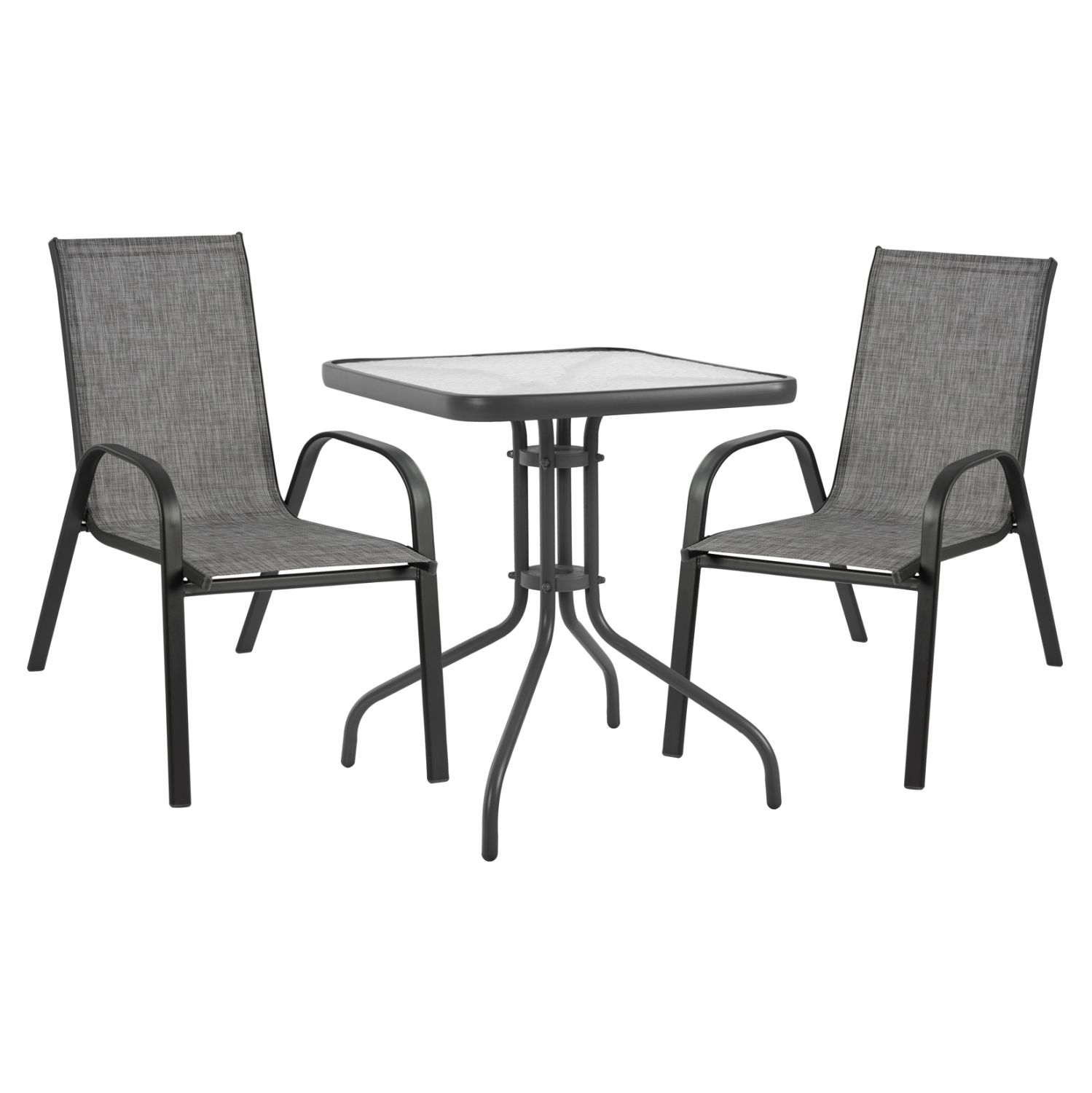 set-trapezarias-3tmch-me-2-karekles-1-tr Σετ Τραπεζαριας 3τμχ Με 2 Καρεκλες & 1 Τραπεζι 60x60 HM5183.01 - Image 1