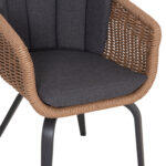 Σετ Τραπεζαριας 9τμχ Victus HM10864.01 Γκρι Αλουμ.-Sintered Stone-Olefin--Wicker - Image 9