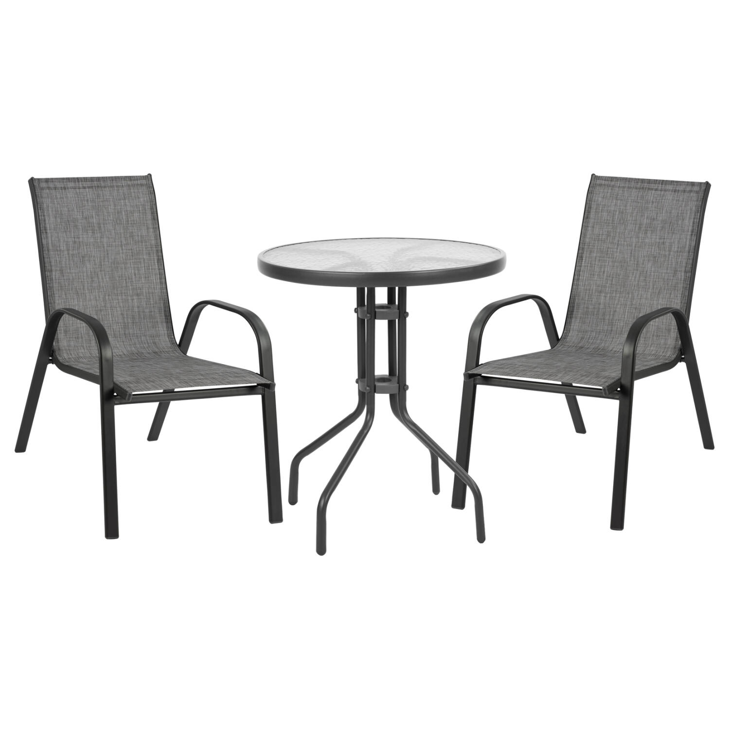 set-trapezarias-metalliko-3tmch-me-2-kar Σετ Τραπεζαρια 3τμχ Καρεκλες Και Τραπεζι HM5181.01 - Image 1