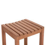 Σετ Τραπεζι Με 2 Σκαμπο Μπαρ Presscot HM10918 Ξυλο Teak Σε Φυσικο Χρωμα - Image 8
