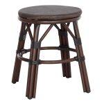 Σκαμπο Αλουμινιου Chino HM6285.01 Bamboo Look Καφε-Textilene Καφε φ36x46υεκ.