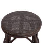 Σκαμπο Αλουμινιου Chino HM6285.01 Bamboo Look Καφε-Textilene Καφε φ36x46υεκ. - Image 5