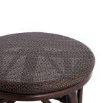 Σκαμπο Αλουμινιου Chino HM6285.01 Bamboo Look Καφε-Textilene Καφε φ36x46υεκ. - Image 6