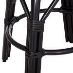Σκαμπο Αλουμινιου Chino HM6285.02 Bamboo Look & Textilene Σε Μαυρο φ36x46υεκ. - Image 6