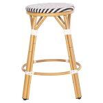Σκαμπο Αλουμινιου Μες.υψους Chino HM6286.03 Bamboo Look & Textilene Μαυρο 43x43x65υεκ - Image 3