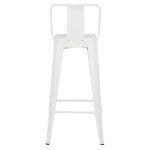 Σκαμπο Bar Me Πλατη Μεταλλικο Melita-Pro HM8643.41 Λευκο Ματ 42x42x100υεκ. - Image 6