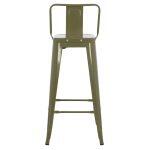 Σκαμπο Bar Me Πλατη Μεταλλικο Melita-Pro HM8643.43 Dark Olive Green 42x42x100υεκ. - Image 6