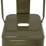 Σκαμπο Bar Me Πλατη Μεταλλικο Melita-Pro HM8643.43 Dark Olive Green 42x42x100υεκ. - Image 8