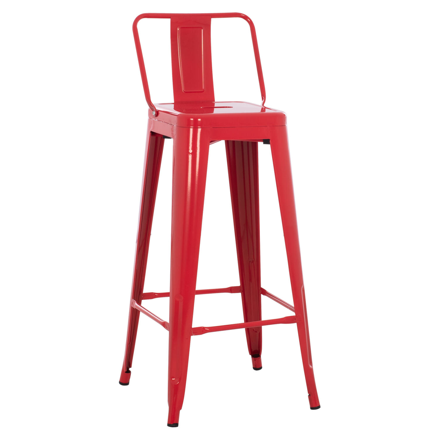 skampo-bar-me-plati-metalliko-fb9864344- Σκαμπο Bar Me Πλατη Μεταλλικο Melita-Pro HM8643.44 Κοκκινο 42x42x100υεκ. - Image 1
