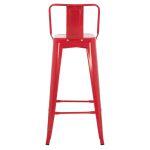 Σκαμπο Bar Me Πλατη Μεταλλικο Melita-Pro HM8643.44 Κοκκινο 42x42x100υεκ. - Image 6