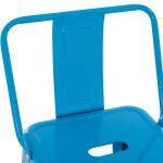 Σκαμπο Bar-Pro Me Πλατη Μεταλλικο Melita HM8643.48 Μπλε 42x42x100υεκ. - Image 7