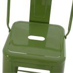 Σκαμπο Bar Me Πλατη Μεταλλικο Melita-Pro HM8643.53 Light Olive Green 42x42x100υεκ. - Image 8