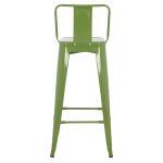 Σκαμπο Bar Μεταλλικο Melita Me Πλατη Σε Light Olive Green HM8643.13 43χ43χ100yεκ. - Image 6