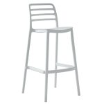 Σκαμπο Bar Πολυπροπυλενιου Snod HM6099.01 Λευκο 37,2x50x101,5υεκ.