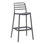 Σκαμπο Bar Πολυπροπυλενιου Snod HM6099.03 Γκρι 37,2x50x101,5υεκ.