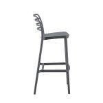 Σκαμπο Bar Πολυπροπυλενιου Snod HM6099.03 Γκρι 37,2x50x101,5υεκ. - Image 3