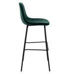 Σκαμπο Vincent HM8579.13 Βελουδο Κυπαρισσι Και Μεταλλικο Σκελετο 56,5x47x106 Εκ. - Image 4