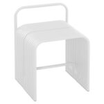 Σκαμπο Σειρα Intrepid HM6326.02 Αλουμινιο Σε Λευκο 40x38x55υεκ.