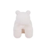 Σκαμπο-Πουφ Fylliana Teddy Λευκο Χρωμα 55x110x83εκ - Image 3