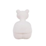 Σκαμπο-Πουφ Fylliana Teddy Λευκο Χρωμα 55x110x83εκ - Image 4