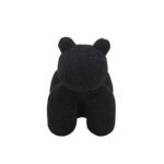 Σκαμπο-Πουφ Fylliana Teddy Μαυρο Χρωμα 55x110x83εκ - Image 3