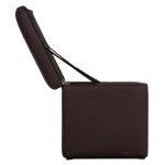 Σκαμπω Με Αποθηκευτικο Χωρο PU Καφε Cube HM224.03--38x38x36.5Υεκ. - Image 5