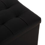Σκαμπω Με Αποθηκευτικο Χωρο PU Μαυρο Cube HM224.01 38x38x36.5υεκ. - Image 9