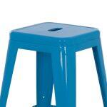 Σκαμπο Μεσαιου Υψους Μεταλλικο Melita-Pro HM8573.48 Μπλε 43x43x67υεκ. - Image 3