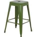 Σκαμπο Μεσαιου Υψους Μεταλλικο Melita-Pro HM8573.53 Σε Light Olive Green 43x43x67υεκ. - Image 9
