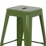 Σκαμπο Μεσαιου Υψους Μεταλλικο Melita-Pro HM8573.53 Σε Light Olive Green 43x43x67υεκ. - Image 10