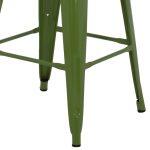 Σκαμπο Μεσαιου Υψους Μεταλλικο Melita-Pro HM8573.53 Σε Light Olive Green 43x43x67υεκ. - Image 11